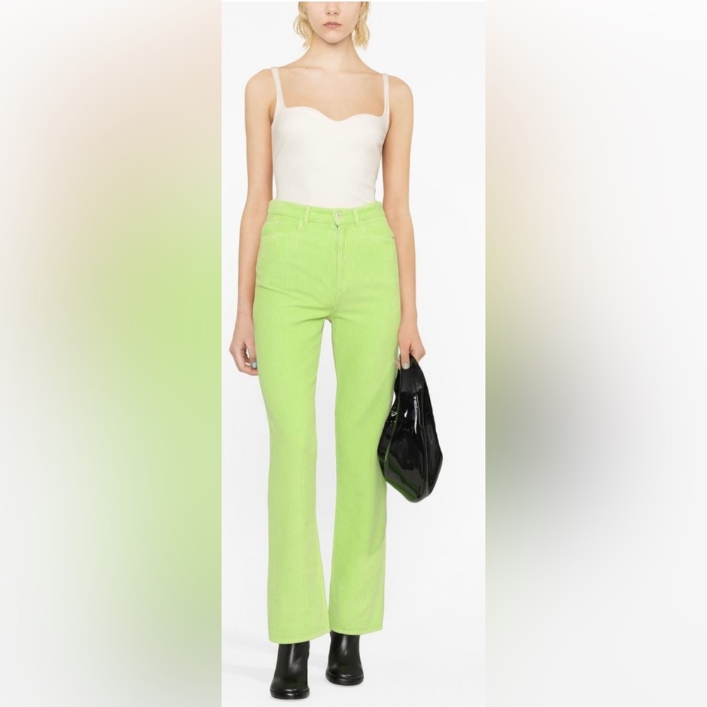 Wandler Rose ribbed straight-leg trousers